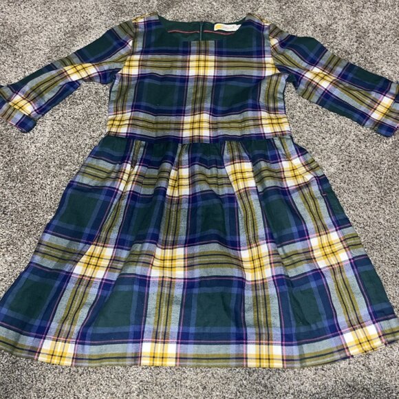 6/7 Mini Boden Dress Plaid NWOT - Picture 1 of 1